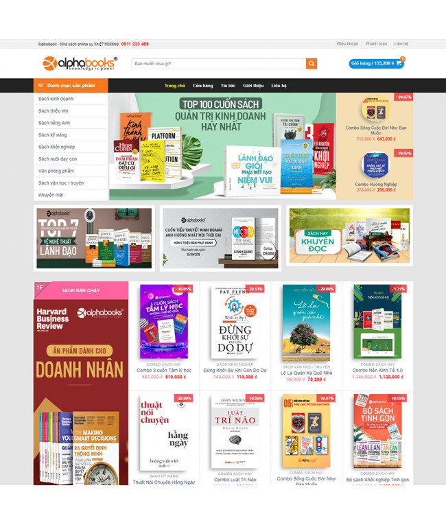 Theme wordpress Flatsome bán sách