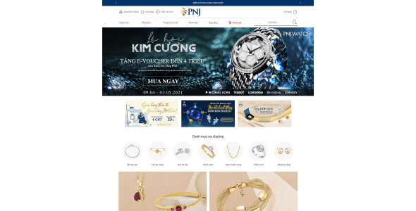 Theme wordpress bán trang sức 02